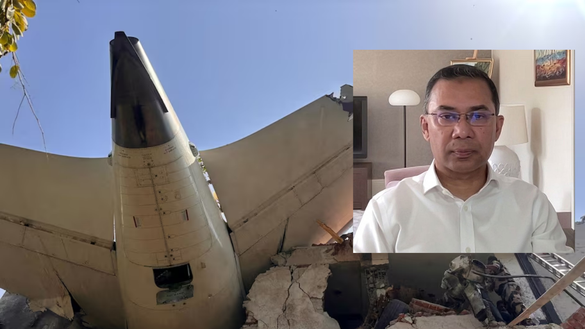 ভারতে বিমান দুর্ঘটনায় তারেক রহমানের শোক